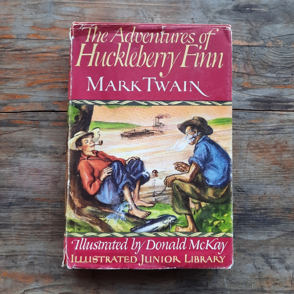 1948 Hardcover 'The Adventures of Huckleberry Finn' By Mark Twain